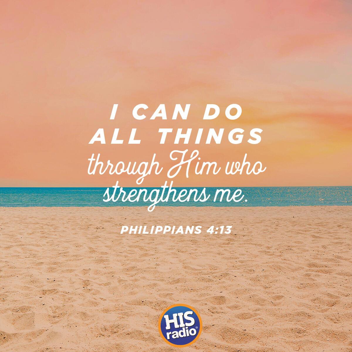 Philippians 4:13 - Verse of the Day