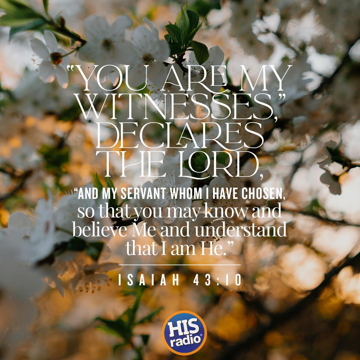 Isaiah 43:10