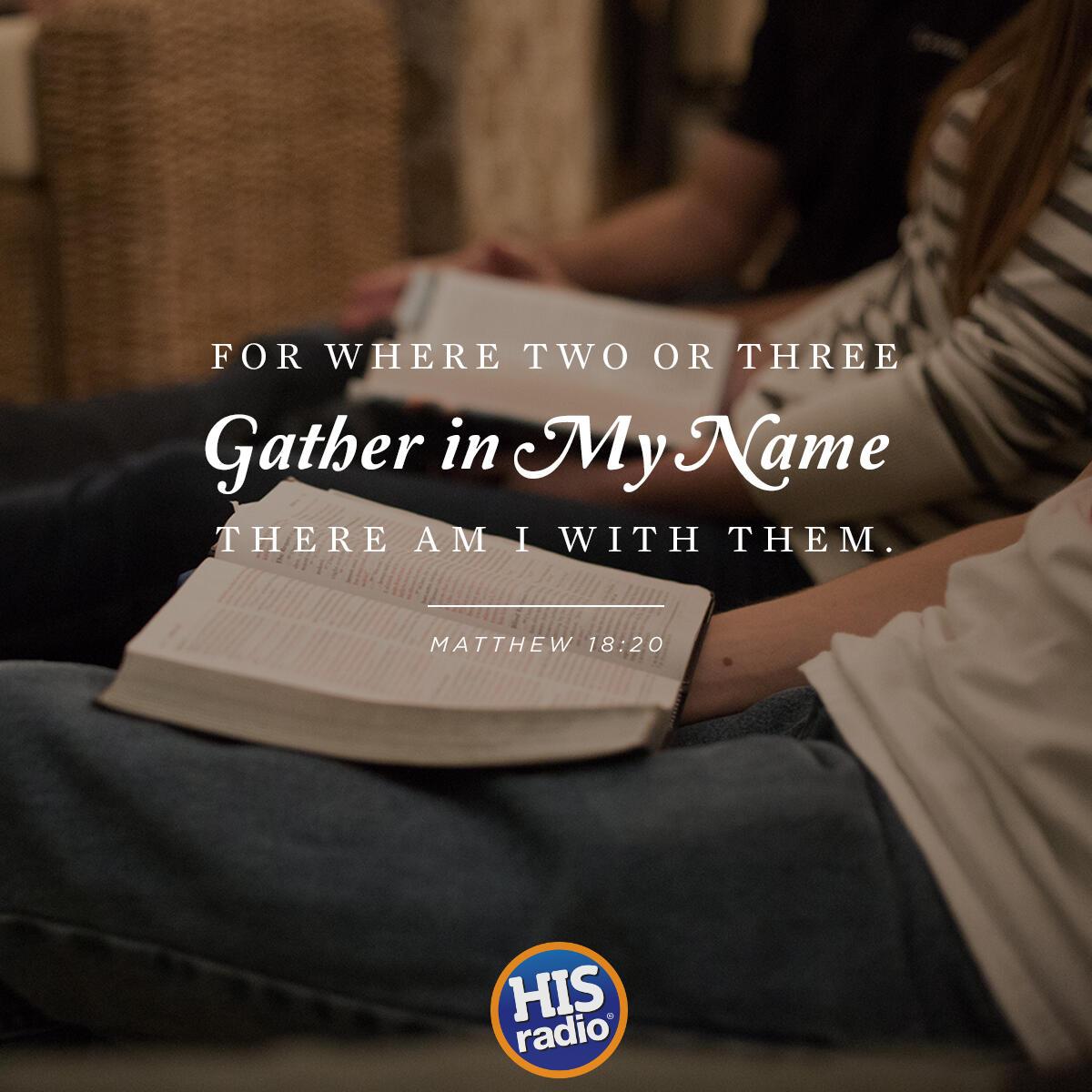 Matthew 18:20