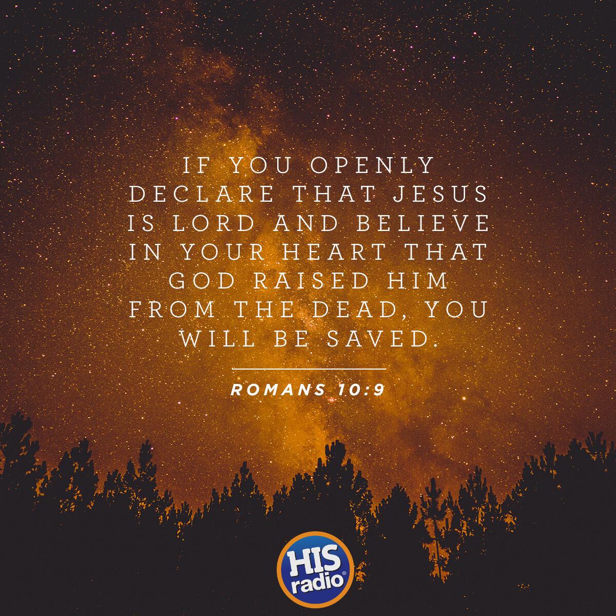 Romans 10:9 - Verse of the Day