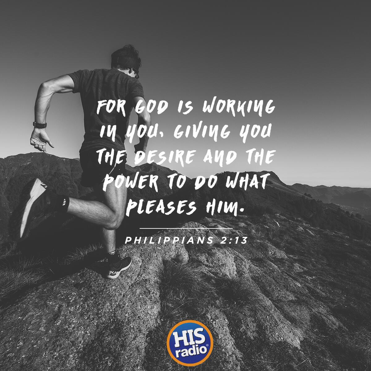 Philippians 2:13 - Verse of the Day