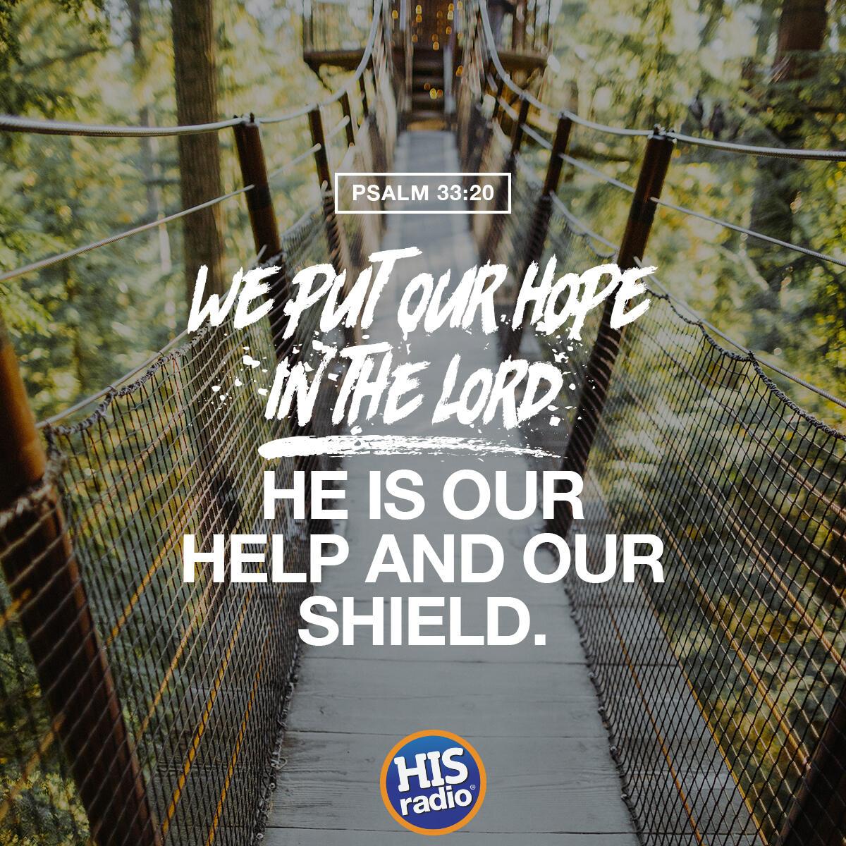 Psalm 33:20 - Verse of the Day