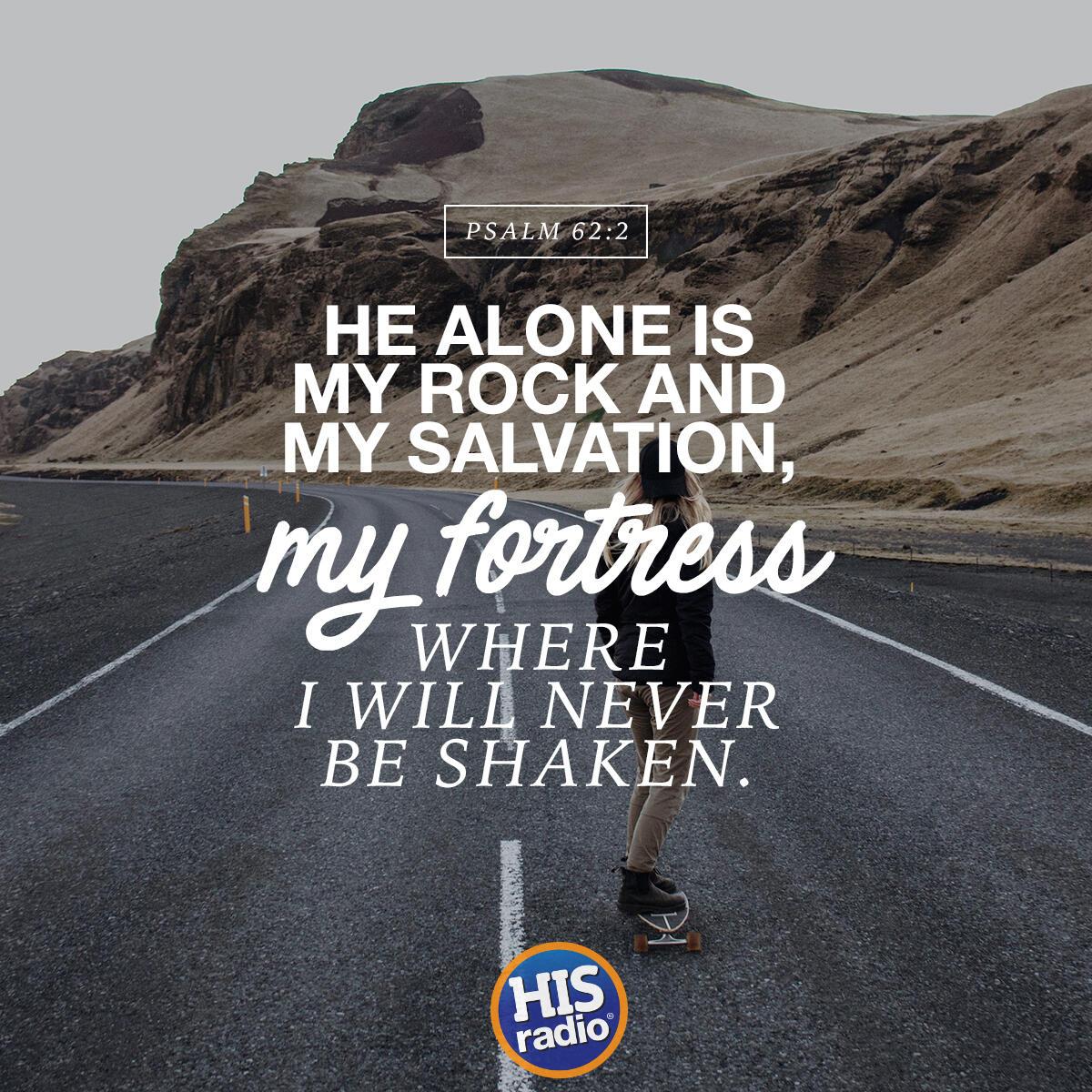 Psalm 62:2 - Verse of the Day