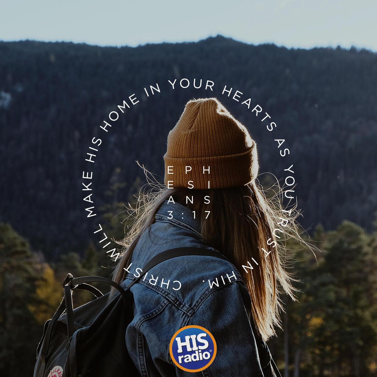 Ephesians 3:17 - Verse of the Day