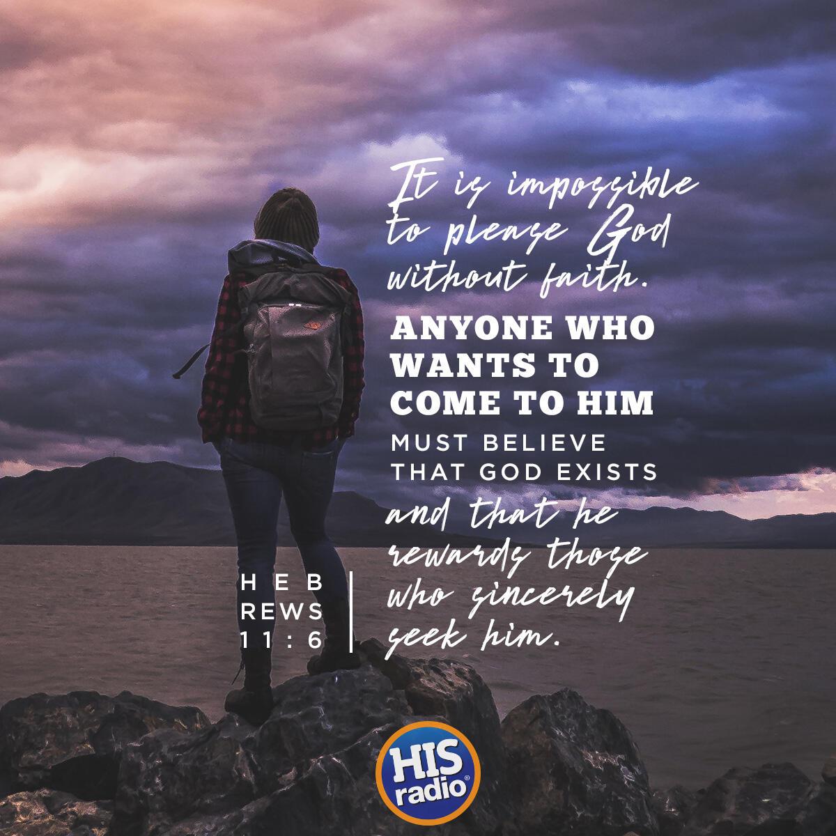 Hebrews 11:6 - Verse of the Day