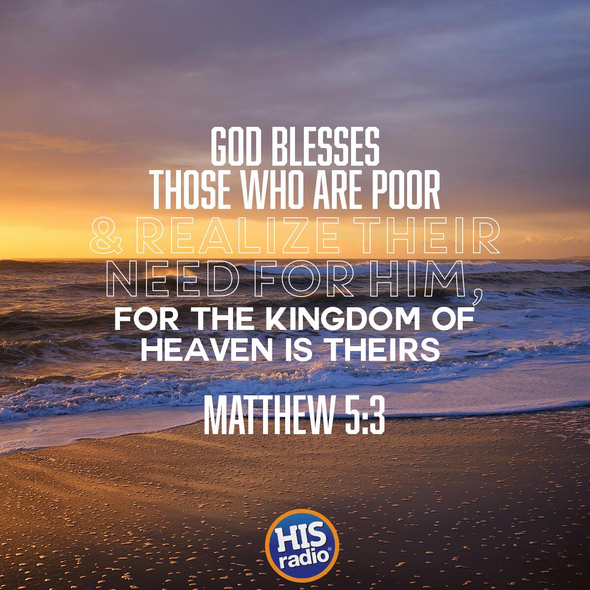 Matthew 5:3